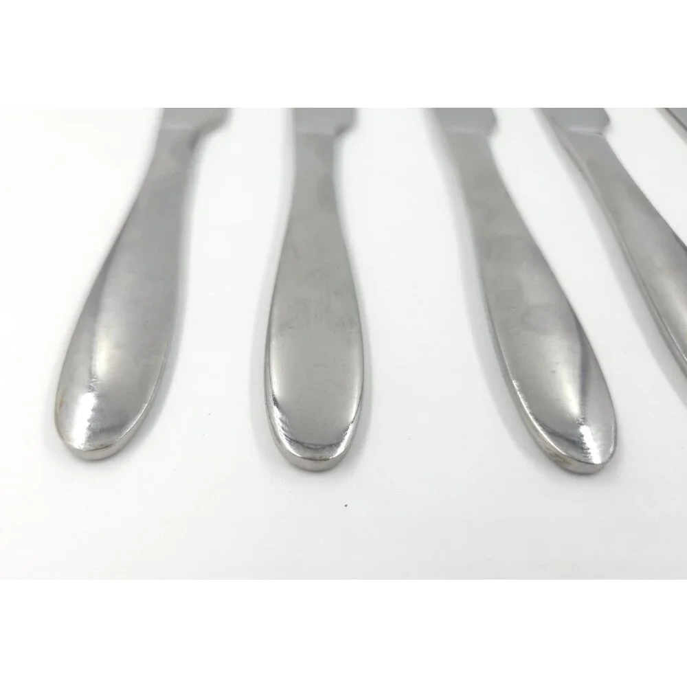 LOT OF 6 Oneida Stainless FLATWARE SIENNA? DINNER KNIVES - 9